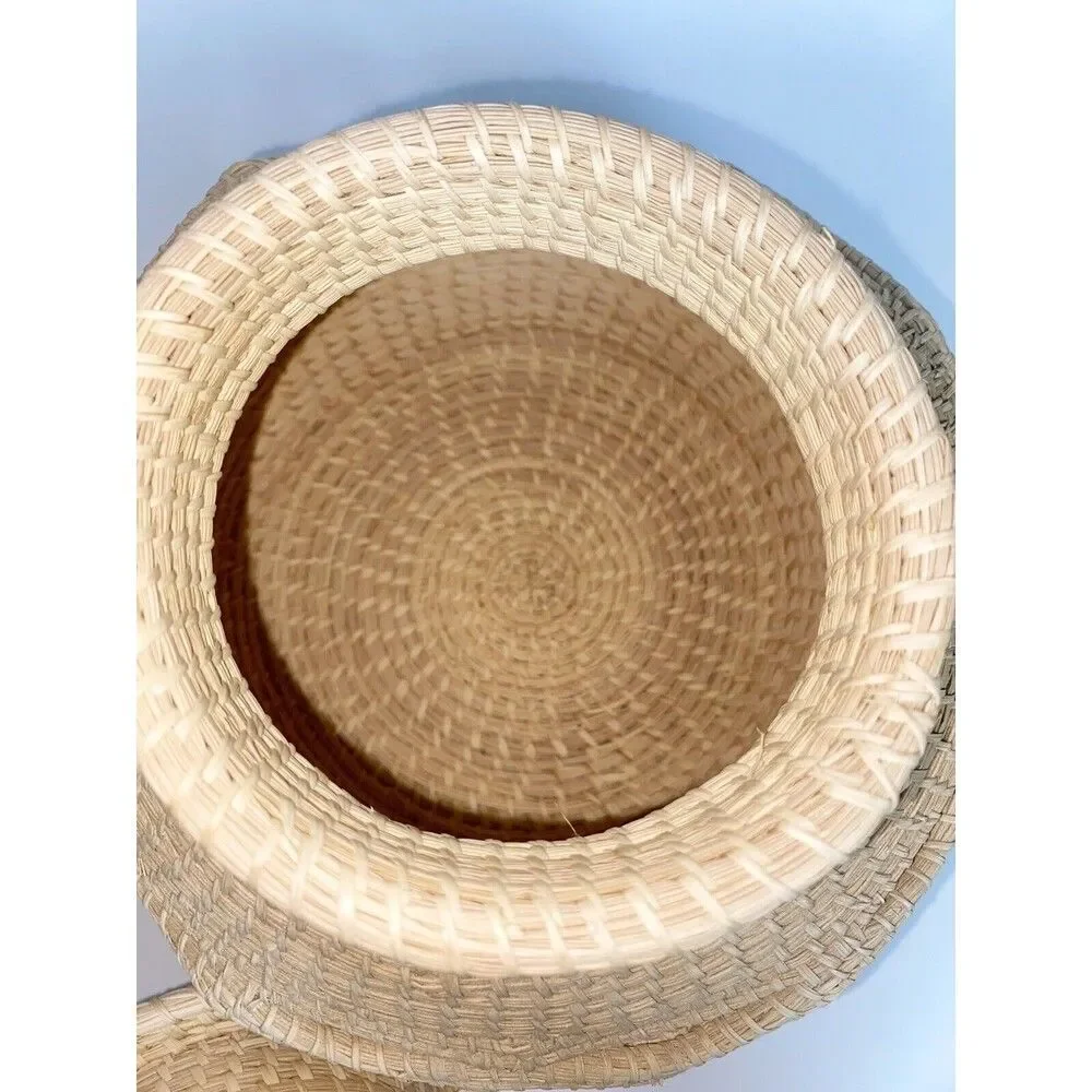 Vintage Choco Indian Baskets Set Of 2